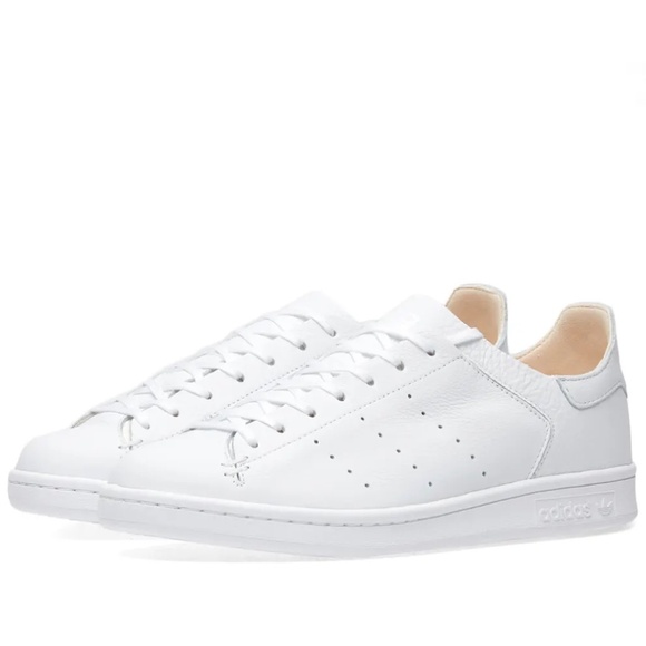 Adidas Originals Stan Smith Leather Sock Triple White - Picture 1 of 16